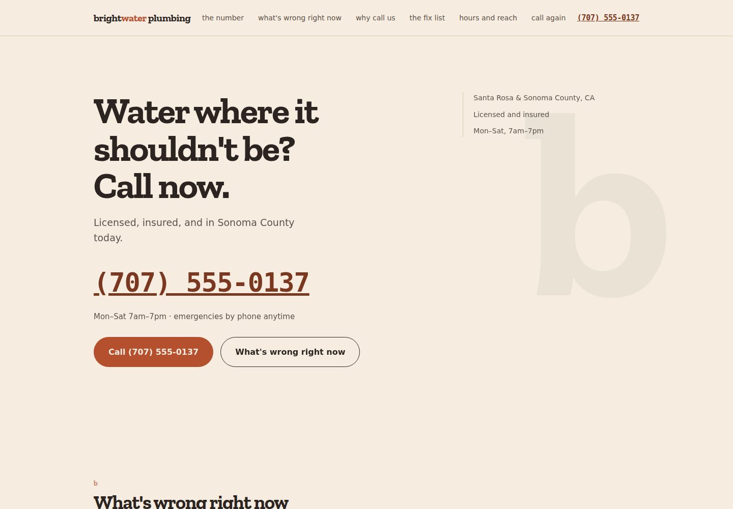 Brightwater Plumbing